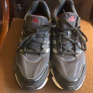 Men’s 12 Adidas Adiprene + black athletic shoes